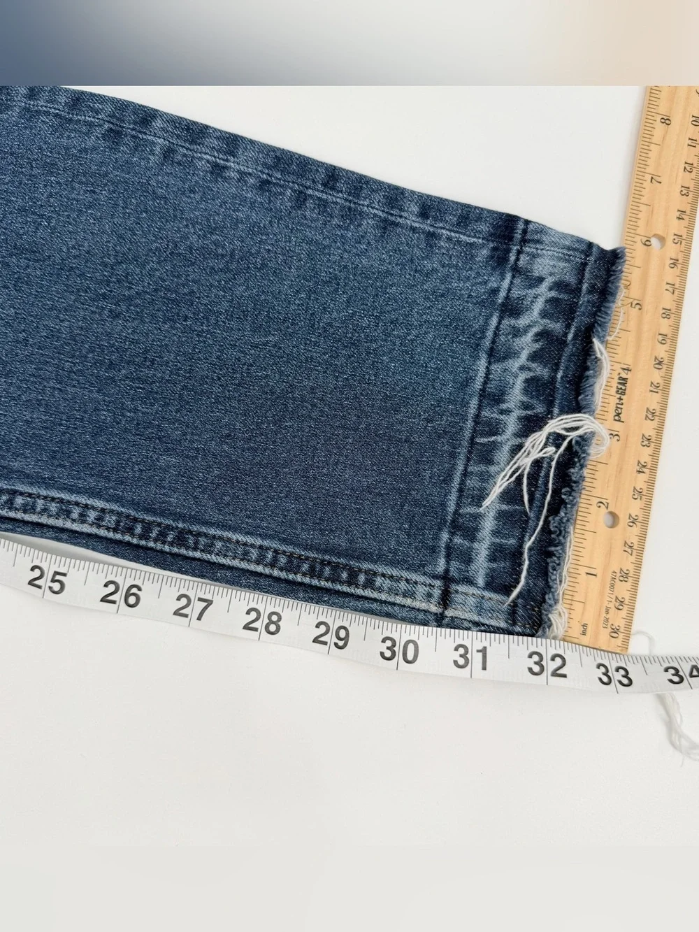 Everlane Jeans Men’s 30x34 Blue The Slim Jean Uniform Released Hem Stretch Denim